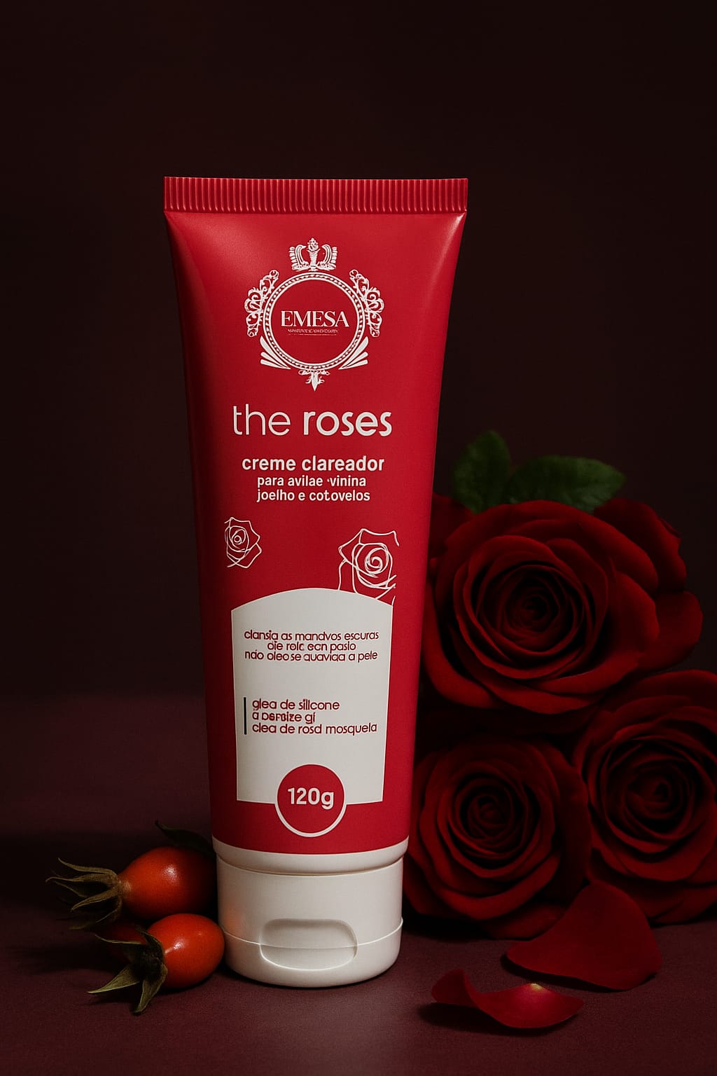 Creme Clareador The Roses Emesa 120g