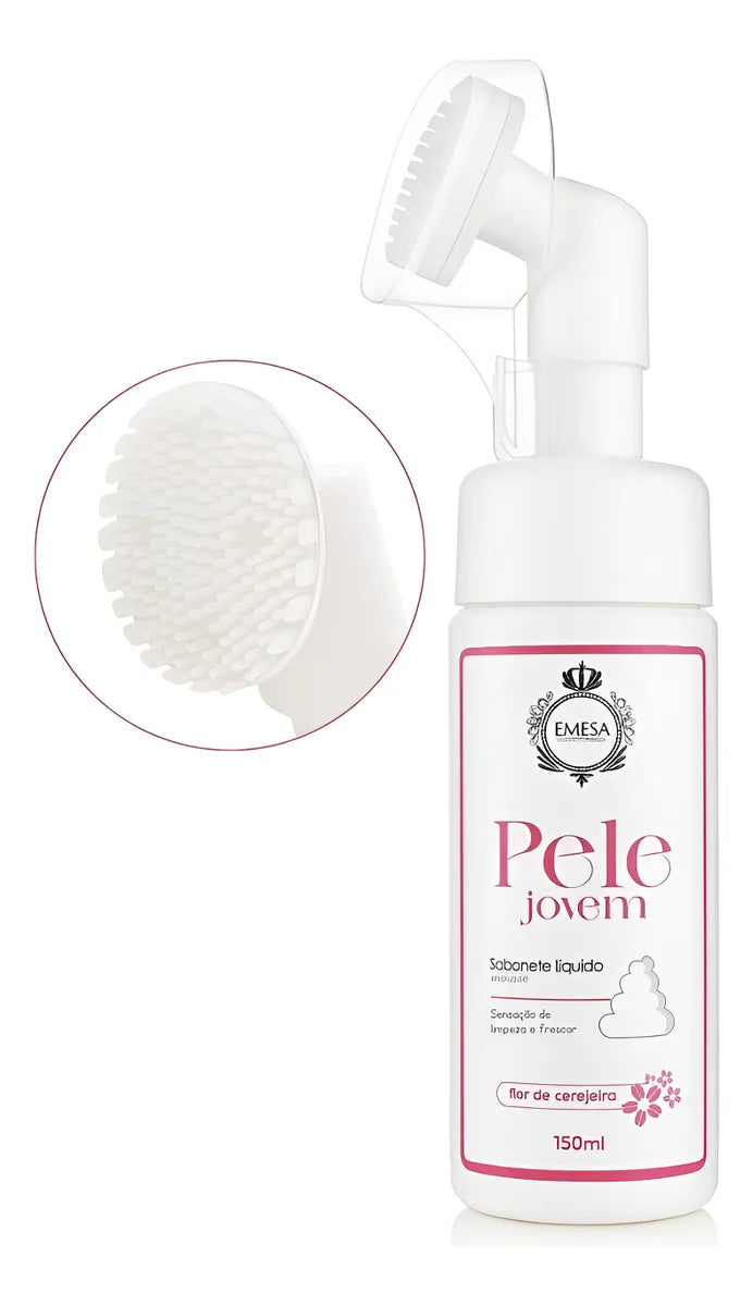 Sabonete Líquido Pele Jovem Flor de Cerejeira Emesa 150ml