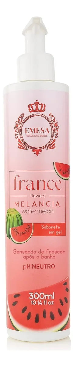 Sabonete em Gel France Melancia Emesa 300ml